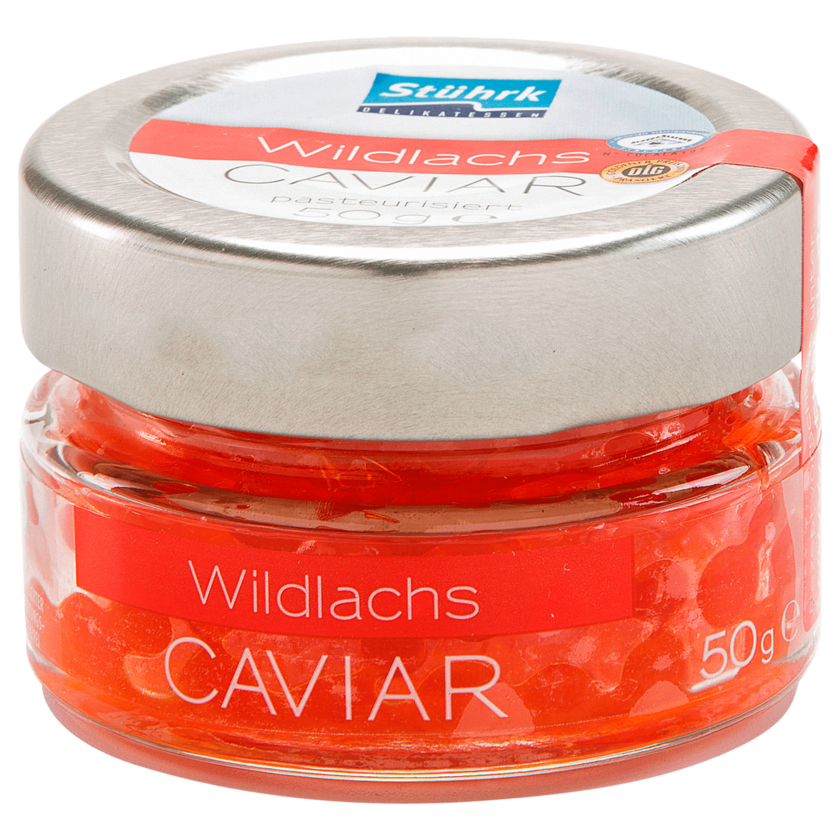 Stührk Delikatessen Wildlachs Caviar pasteurisiert 50g